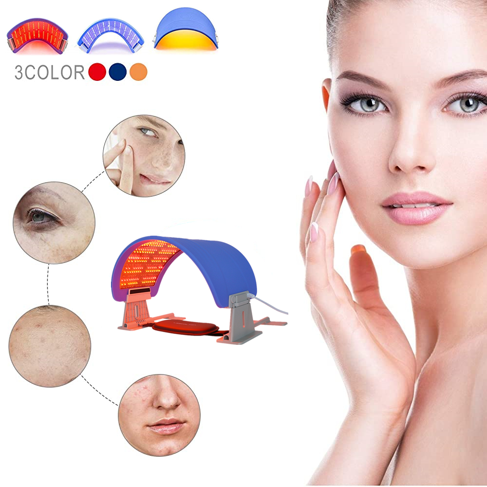 Hydraskincare EMS LED Phototherapy Red Light Facial Body Beauty SPA PDT LED Mask Skin Rejuvenation Acne Wrinkle Remover Device