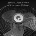 Digoo DF-101 10 inch Table Desktop Fans Electrical Metal Rotatable Cooling Fans + USB Rechargeable 18650 Battery Home Office