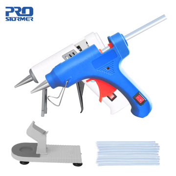 High Temp Heater Melt Hot Glue Gun 20W Repair Tool Heat Mini Gun EU Use 7mm Glue Sticks Optional Base By PROSTORMER