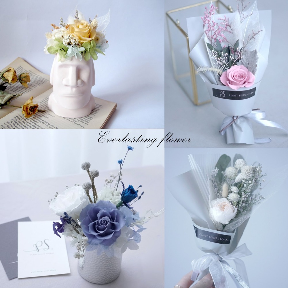 6pcs/box 5-6cm Fresh Cut flower Preserved Roses Decoration Flowers A Grade For Valentine Christmas Festival Arrangements