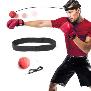 Head-mounted Boxing Speed Ball Agility Training Reaction Ball Decompression Venting Elastic Ball Exercise Equipment Accessories