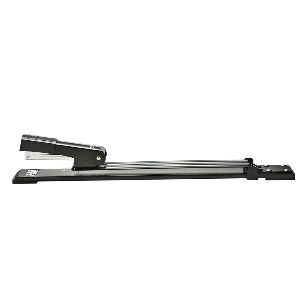 1PC 2017 Professional Black Make Book Repair Book Stapler Long Arm Stapler Binding Machine Manual Metal Stapler