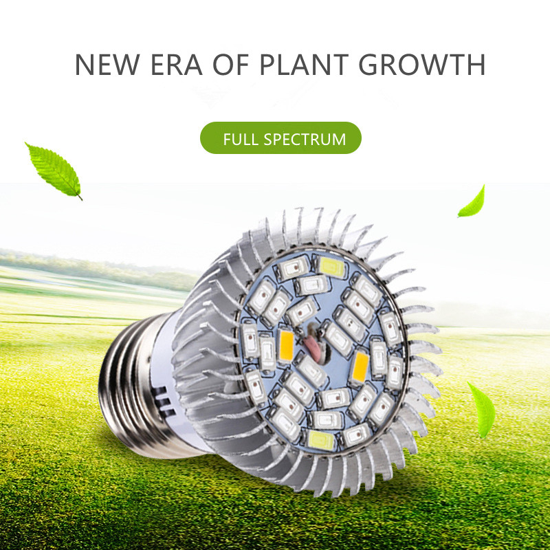 28W Full Spectrum E27 Led Grow Light Bulb