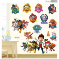 3D Paw Patrol Wall Stickers For Kids Removable Decals Nursery Home Decor Vinyl Mural Boys Girls Bedroom Living Room Mural Art