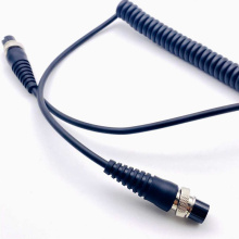 Customized Spring Coiled Cable With M16 Plug