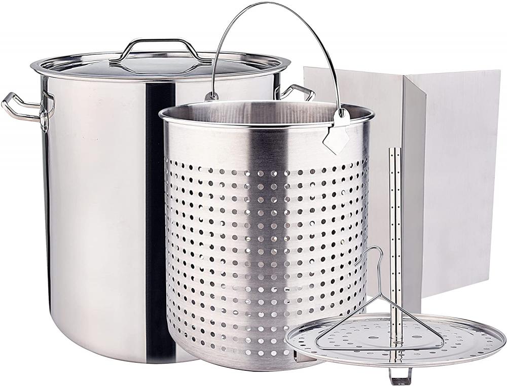 52QT Stainless Steel Stock Pot