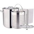 64QT Stainless Steel Stock Pot