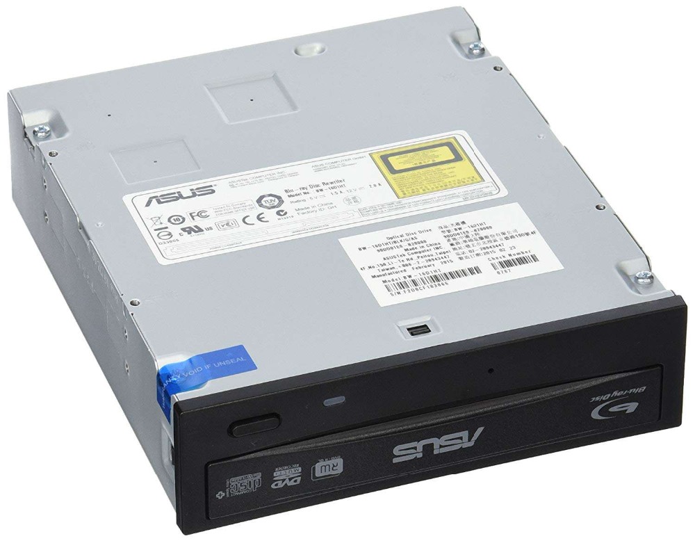 Asus BW-16D1HT Internal Blu-Ray Writer (16x BD-R (SL), 12x BD-R (DL), 16x DVD+/-R), BDXL, SATA(no retail packaging)