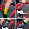 New Fiber Fabric Cycling Socks Professional Bike Team Aero Socks High Quality Road Bicycle Anti Slip Compression Sport Sock
