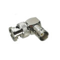 1Pcs BNC Male plug to BNC Female jack Right angle RF Adapter Connector Coaxial High Quanlity
