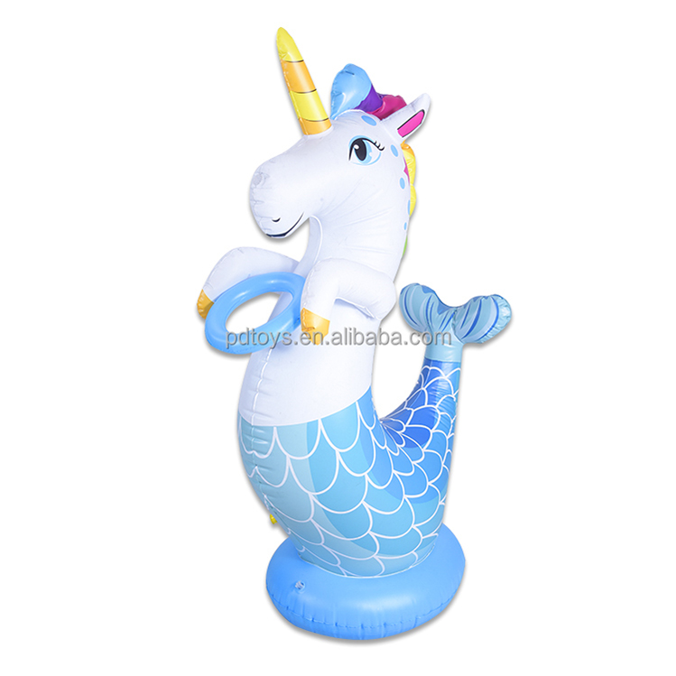 New Summer Inflatable Fish Tail Unicorn Spray Toys_01
