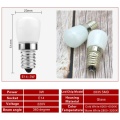 2pcs/lot 3W E14 LED Fridge Light Bulb Refrigerator Corn bulb AC 220V LED Lamp White/Warm white SMD2835 Replace Halogen Light