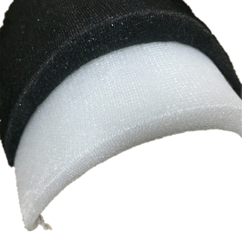 20 Pairs Sponge Cloth Shoulder Pad Soft Padded Shoulder White Black for Blazer T-shirt Windbreaker Clothes Sewing Accessories