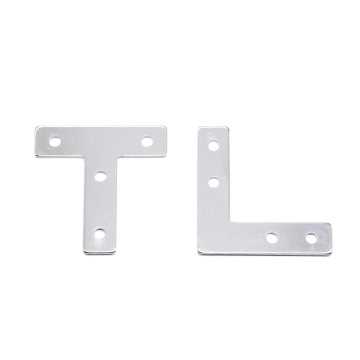 2020 L type T type cross plate joint aluminum connector EU standard 20/30/40 series industrial Aluminum Profile Accessories 3D