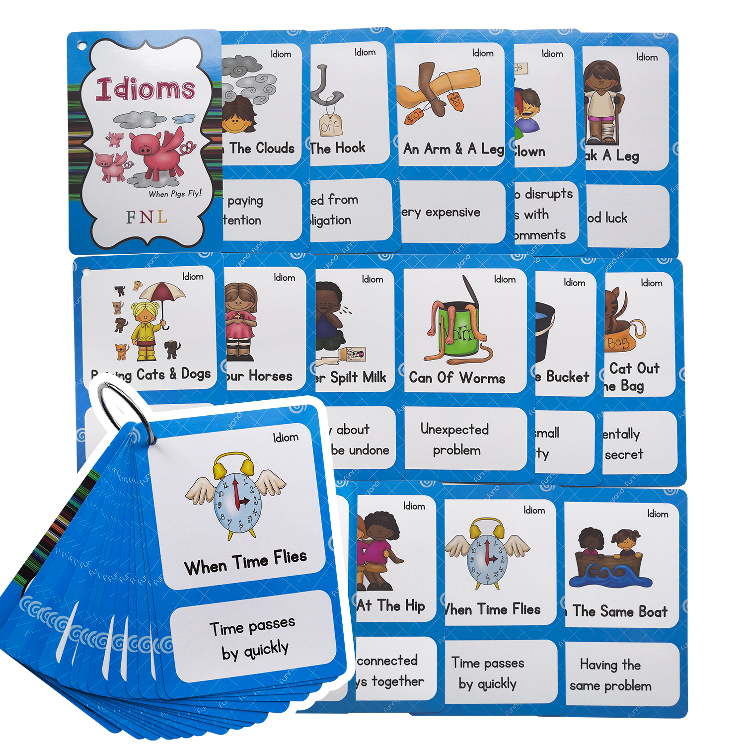 100 Groups/set Daily Conversation 100 Sentences English Learning Word Falshcards Educational Toys For Children Kids Montessori
