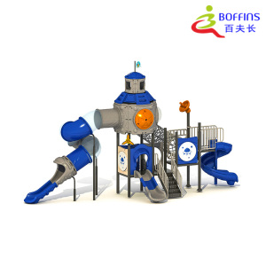 Kids Cosmic Playground Set with Galaxy Space Slide