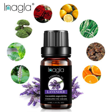 Inagla Lavender Essential Oil Pure Natural 10ML Pure Essential Oils Aromatherapy Diffusers Oil Relieve Stress Home Air Care