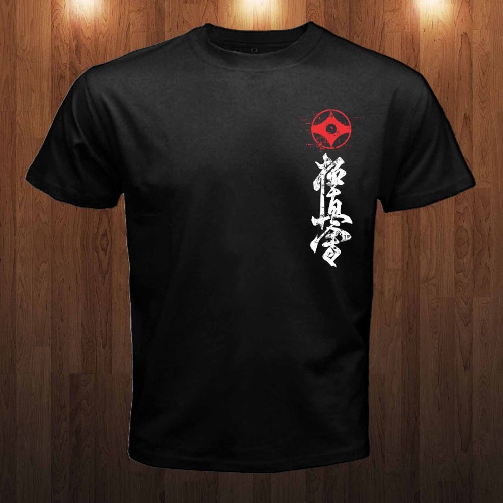 Brand Clothes Summer 2018 Cheap Crew Neck Men'S Top New Bujinkan Ninjutsu Kyokushin Japanese Martial Art Retro Street Wear Shirt