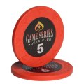 25 PCS/LOT Poker Chips 14g Casino Crown Poker Chip Sets Entertainment Black Jack Monte Carlo Clay Metal Diamond monochrome