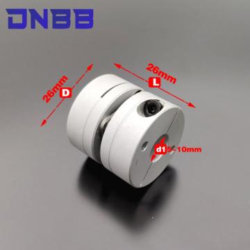 Aluminum alloy D26L26 single diaphragm coupling elastic joint D26mm L26mm ball screw step servo motor encoder computer FA parts