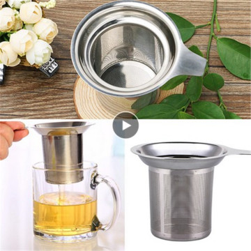 Tea Infuser Strainer Drinkware Teapot Spice Filter Kitchen Accessories Mesh Stainless Steel Loose Drinkware Non Toxic Fashion