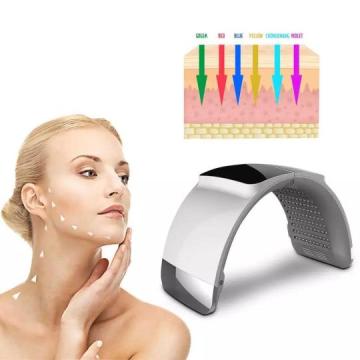 PDT Beauty LED Facial Cold Spray Photon Light Therapy Skin Care Ance Treatment Rejuvenation Mask