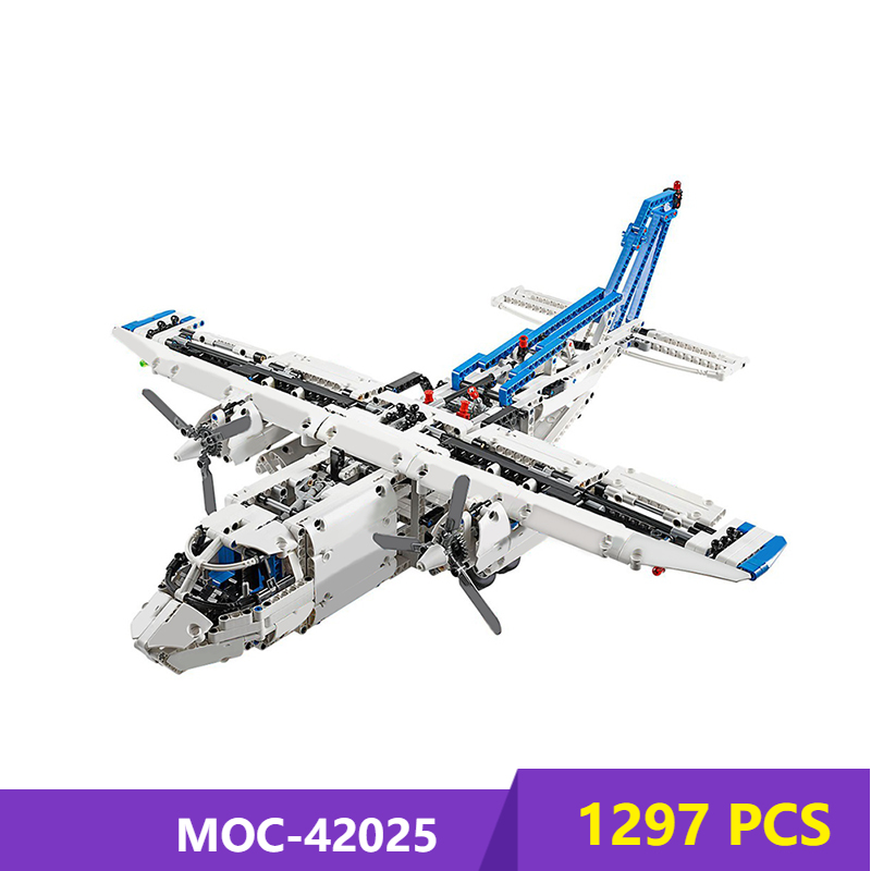 Building Blocks Compatible 42025-1 Cargo Plane Technical Bricks Creativity Gifts Fit Diy Toy Christmas Gift