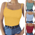 #Z10 Women Tank Top Fashion Women Sexy Tank Top Vest Off Shoulder Halter Chalecos Mujer Colete