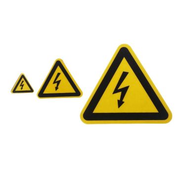 Warning Sticker Adhesive Labels Electrical Shock Hazard Danger Notice Safety 25mm 50mm 100cm PVC Waterproof U1JA