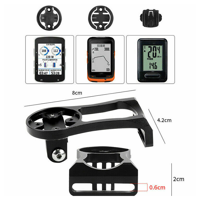 For GoPro/Garmin/Bryton/Cateye 1pc Durable Bicycle Computer Mount Stand Holder Aluminum Alloy Bike Extension Bracket