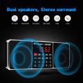 Digital Portable Radio AM FM Bluetooth Speaker Stereo MP3 Player TF/SD Card USB Drive Handsfree Call LED Display Speakers