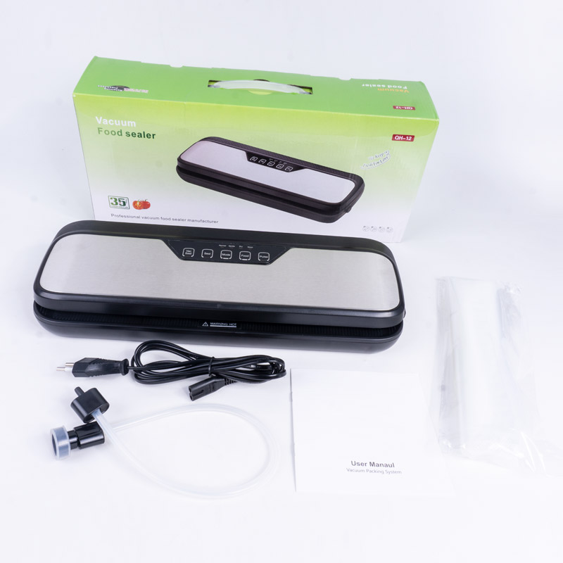 YTK Vacuum Sealer Best Fully Automatic Portable Household Food Wet Dry 220V110W Packaging Machine Sealing Include 5Pcs Bags Free