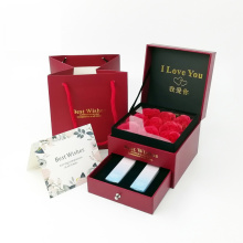 Rose Soap Lipstick Gift Cosmetic Box Drawer Box