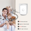 WEMEDA Smart Self-powered Wireless Doorbell with No Battery Waterproof Chime 150M Remote Cordless Home Door Bell US EU UK Plug