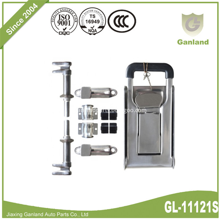 Van Door Handle Lock With Security Latch For Refrigerator