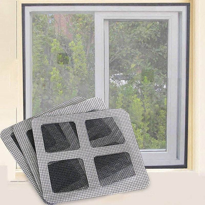 3Pcs Mosquito Net Anti-Insect Fly Bug Window Door Net Mesh Repair Screen Curtain Protector Patch Kit 10x10cm