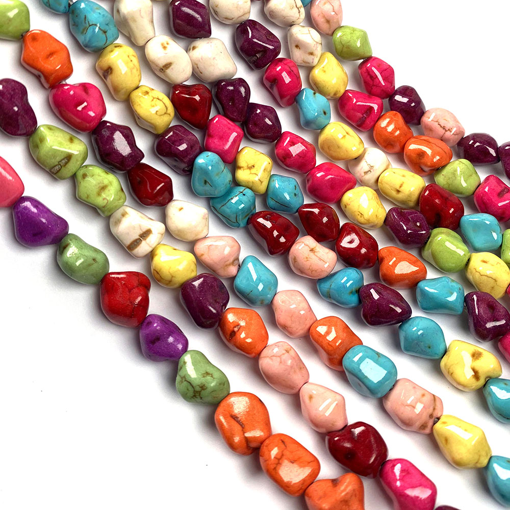 2 Strand/pack Irregular Mix-color Loose Beads For DIY Necklace Bracelet Handiwork Sewing Craft Jewelry Accessory