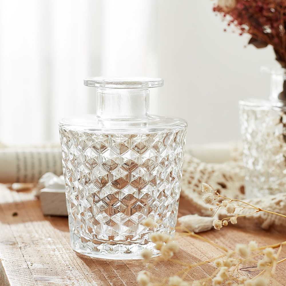European Design Decoration Accessories Glass Transparent Vase Home Decoration Artificial Flower Vase Table Decoration Vase Gifts