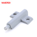 NAIERDI 5Set/Lot Gray White Kitchen Cabinet Door Stop Drawer Soft Quiet Close Closer Damper Buffer Cabinet Catches With Screws