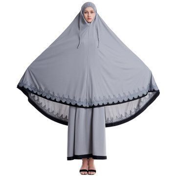 Turkey Namaz Long Khimar Hijab Dress Formal Muslim Prayer Garment Sets Women Abaya Eid Islamic Clothing Jurken Djellaba Abayas