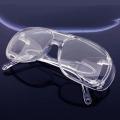 Safety Clear Glasses Anti Splash Eye Protection Anti-Dust Goggles Transparent Silicone cycling Driver Goggles Interior