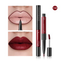 1 Double Head Professional Makeup Lip Gloss and Lip Line 2 In 1 Waterproof Lasting Color Lipstick Cosmetics TSLM1
