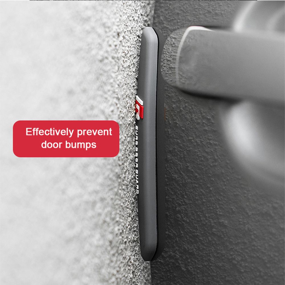 6Pcs Auto Car Door Edge Protection Guards Buffer Trim Molding Protection Strip Scratch Protector Car Door Crash Bar for BMW Audi