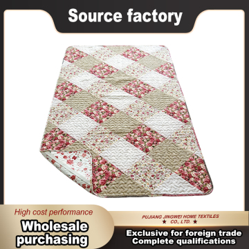 Elegant Quilted Check Furniture Protector for Sofas