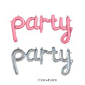NEW Hello Party Letters Foil Balloons Wedding Happy Birthday Party Decoration Kids Alphabet Air Balloons Baby Shower Supplies