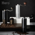 HERO Portable Manual Coffee Grinder 420 Stainless Steel Burr Grinder Durable Coffee Bean Maker Mini Coffees Milling 15g Capacity