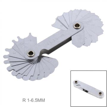 Metric Inch Thread Plug Gauge Gear Tooth Screw Pitch Gauges Measuring Carbon Steel Center Measurement Lathe 32pcs/set