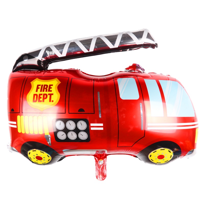 XXYYZZ car aluminum foil balloon fire truck ambulance tank air ball children's toys decoration birthday party balloons