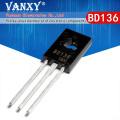 10PCS BD135 BD136 BD138 BD132 BD137 BD139 BD140 TO-126 NPN Power Triode Transistor new and original