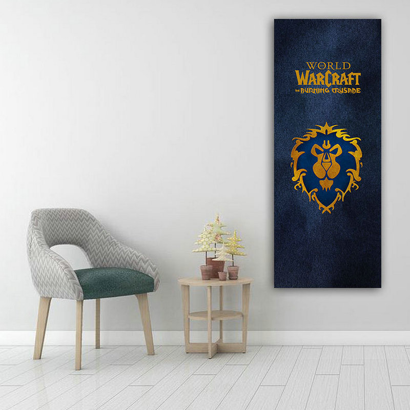 Wow World Of Warcrafts Alliance Horde Banner Flag Dacron Home Decor Cosplay Accessory Cos Prop